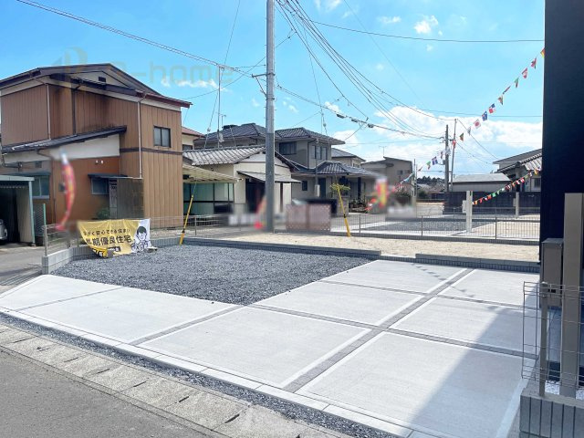 ひたちなか市市毛第7　新築戸建て　3号棟の駐車場|カースペースは2台お停めいただけます♪