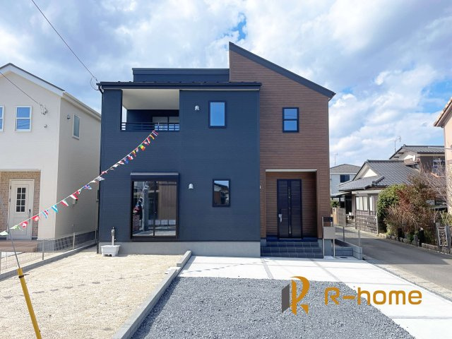 ひたちなか市市毛第7　新築戸建て　3号棟の外観|ご予約を頂ければ、『平日』はもちろん『早朝』や『夜間』もご見学可能です♪お気軽にお申し付けください♪