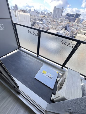 大阪市城東区東中浜１丁目の賃貸マンションのバルコニー