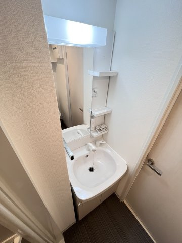 大阪市城東区東中浜１丁目の賃貸マンションの独立洗面台