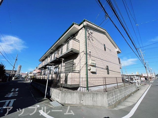 名古屋市北区中味鋺１丁目のアパートのバルコニー