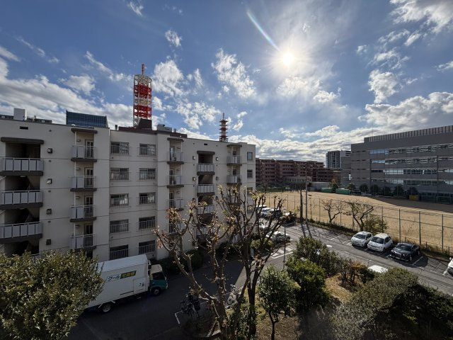 北側バルコニーからの眺望です！
