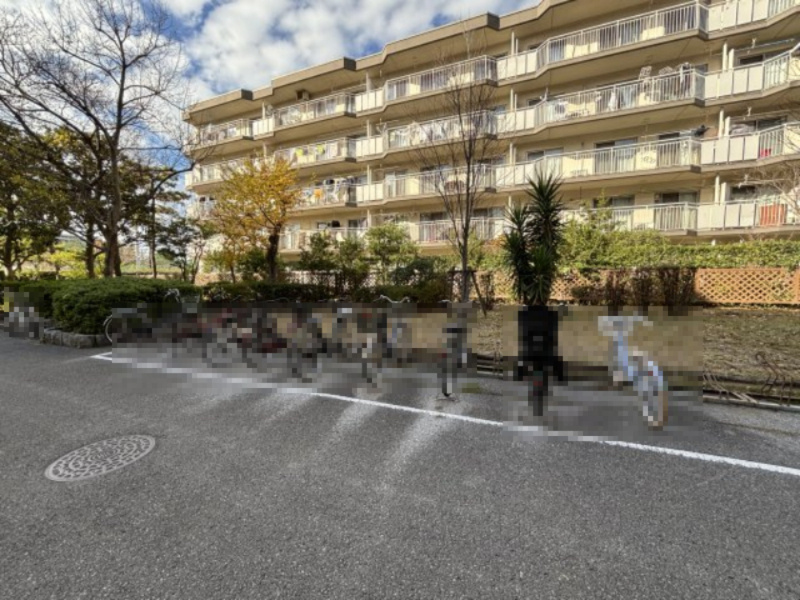 敷地内駐輪場です！