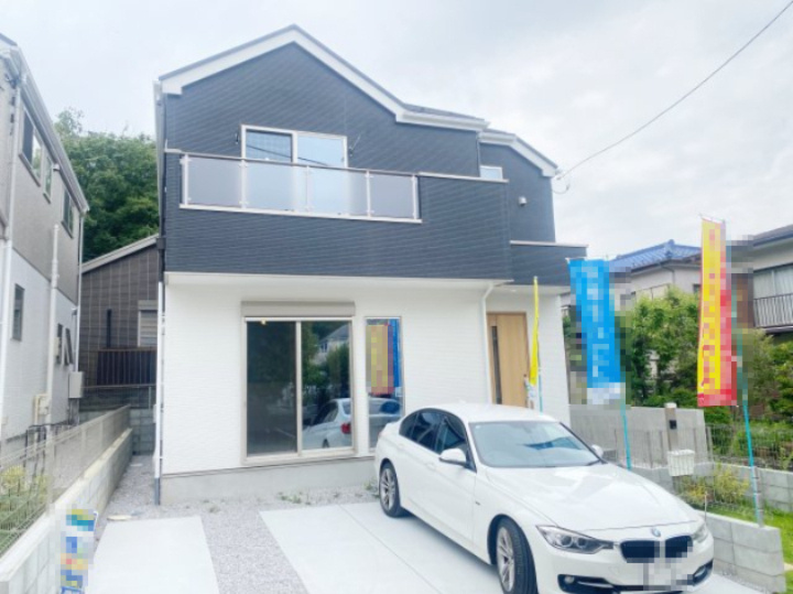 祝　成約済み　八王子市　鹿島　新築戸建て　１期の外観|～仲介手数料無料☆八王子ひなた不動産～八王子市鹿島　新築戸建て