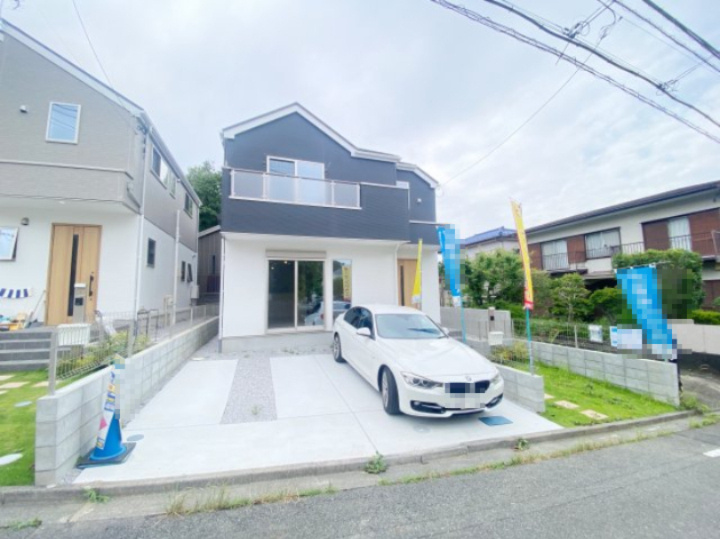祝　成約済み　八王子市　鹿島　新築戸建て　１期の外観|～仲介手数料無料☆八王子ひなた不動産～八王子市鹿島　新築戸建て