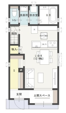 【間取り】 | 南区白藤4丁目 2号棟 | ☆1階間取り図☆