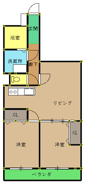 パステルNo12【キャッシュバック対象物件】の間取り
