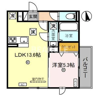 【間取り】 | D-ROOM深草小久保町C