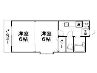【間取り】 | メゾンドイッセイ竹田