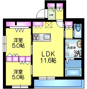 アーバングランツ京島の間取り|★１フロア２住戸★