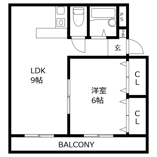 ロックバレー庄町の間取り