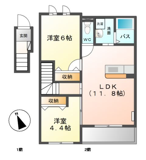 ベルクレストの間取り