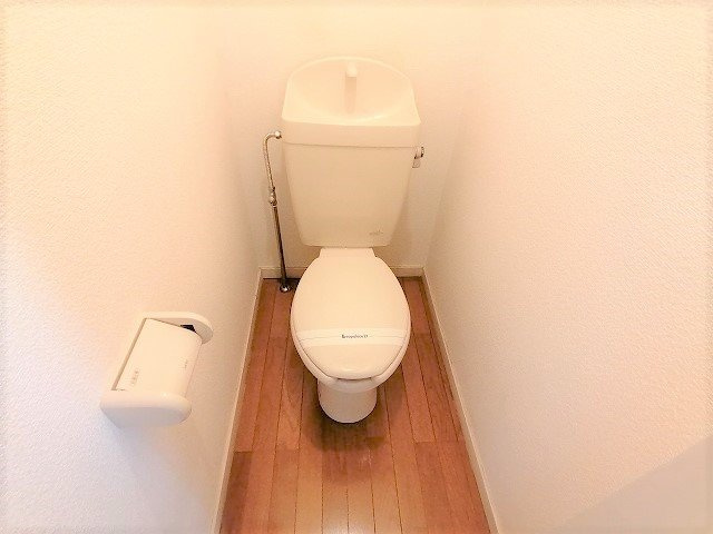 レオパレスＲＡＦＦＩＮＡＴＯⅡのトイレ|落ち着いたトイレです