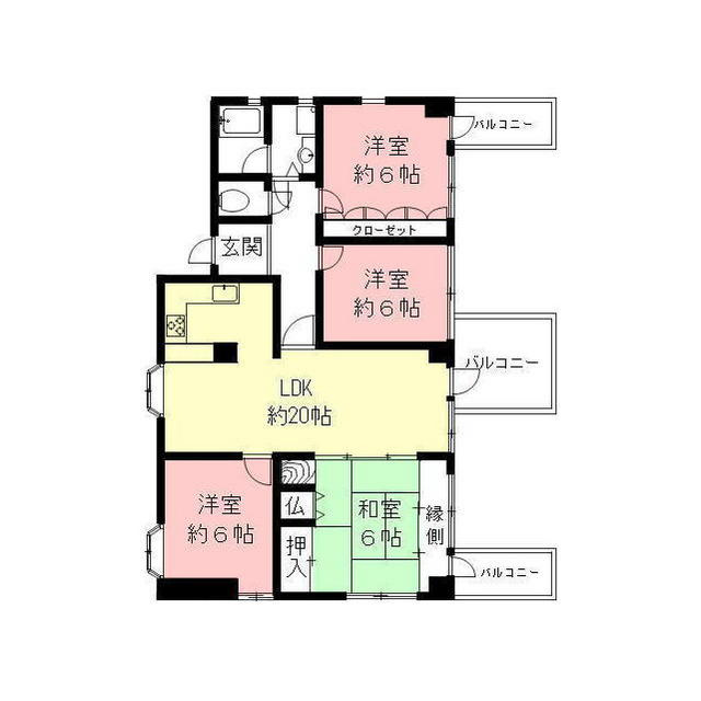 ＦＲＯＭ　ＥＡＳＴの間取り