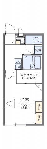 レオパレスマグノーリエの間取り