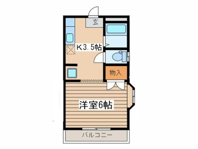 ピュアタウン北矢名の間取り