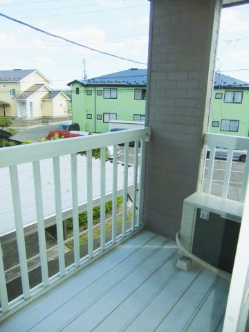 コーポネメアⅡのバルコニー