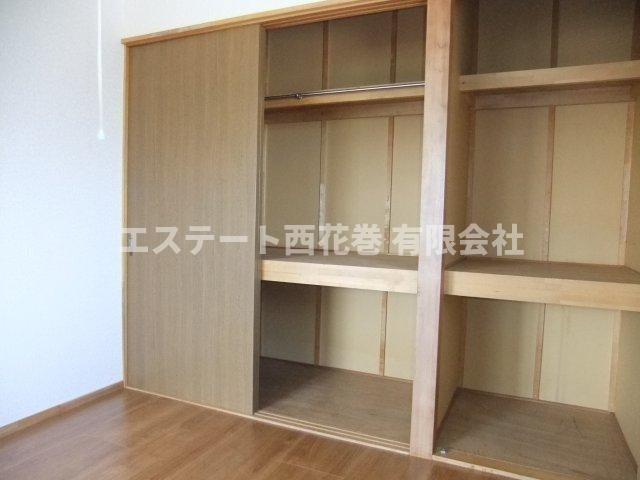 コーポネメアⅡの収納|押入ですがハンガーバーもついているのでクローゼットにもなります。