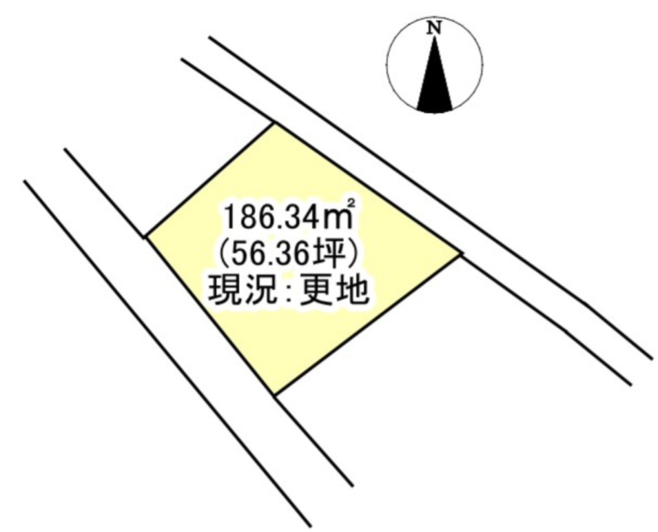 売土地の土地図