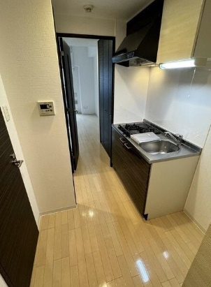 大阪市中央区松屋町住吉の賃貸マンションのキッチン