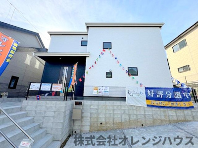 【外観】 | 海老名市国分寺台4丁目　新築分譲住宅　全1棟 | 完成済みにつきいつでもご見学可能です♪車通りの少ない閑静な住宅街に立地しております。
