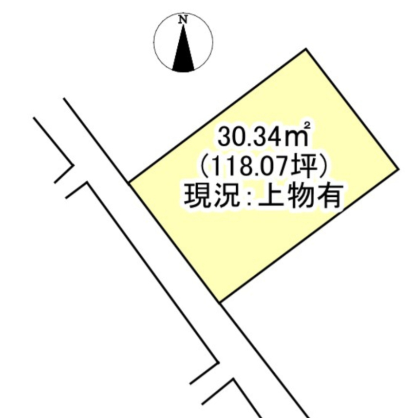 西条市喜多台525-8　売土地の土地図