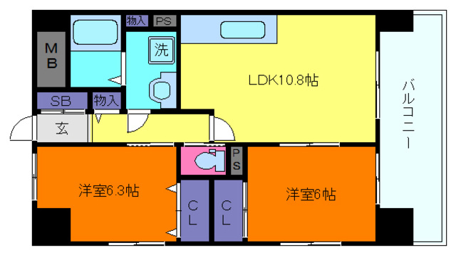 LAZO御影の間取り