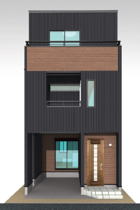 新築／富士見市鶴馬3丁目の完成予想図
