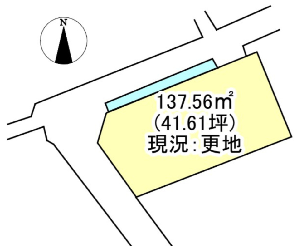 売土地の土地図