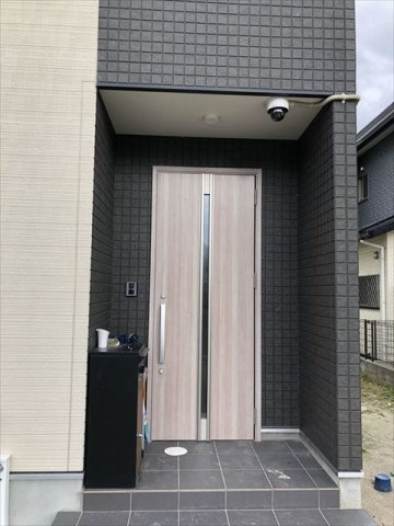 直方市大字植木戸建ての玄関|シンプルで使いやすい玄関です