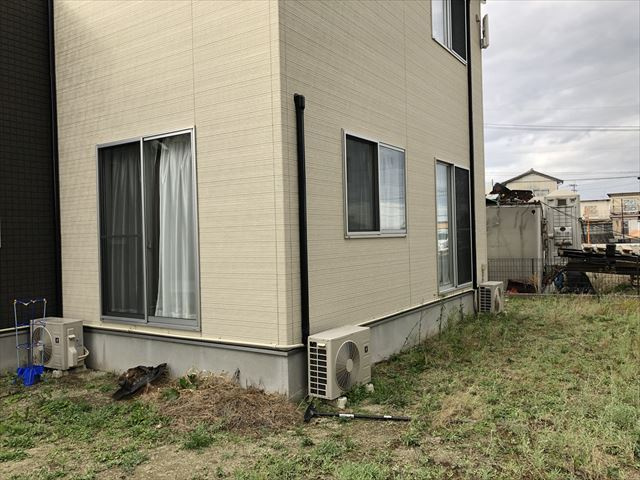 直方市大字植木戸建ての庭|お庭です