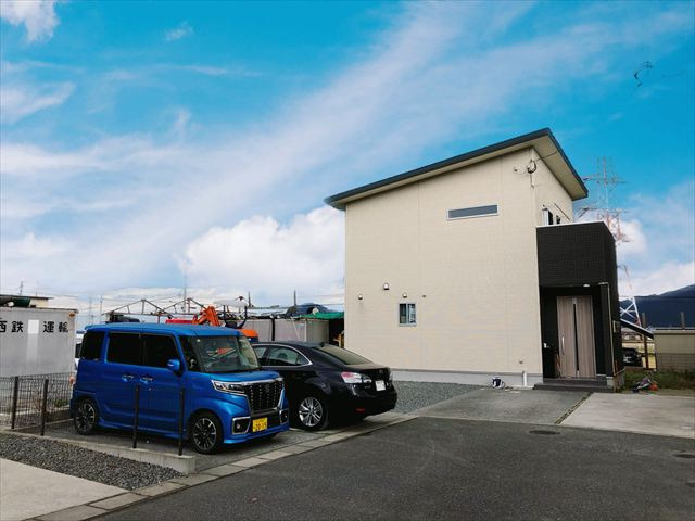 直方市大字植木戸建ての駐車場|駐車場があるので、車を買う予定の方も安心です