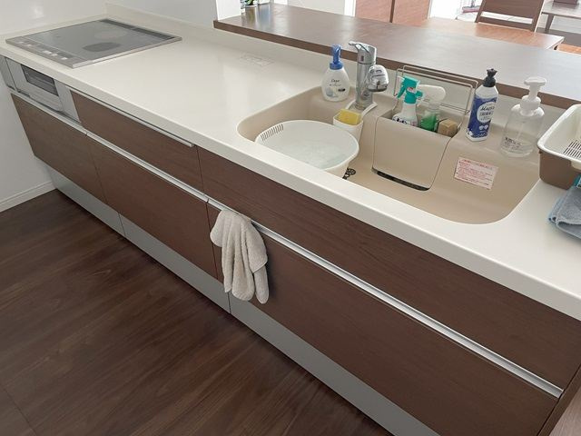 直方市大字植木戸建てのキッチン|お料理しやすいキッチンです