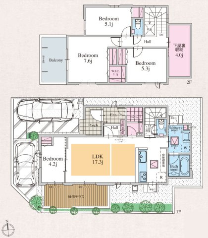 秦野市今泉　新築戸建　全20棟12号棟