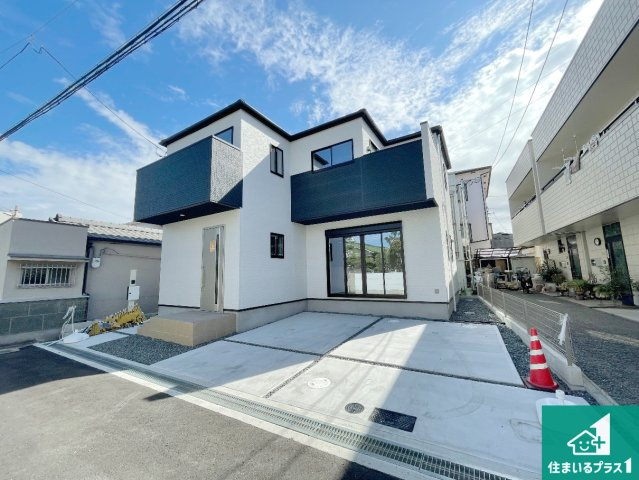 豊中市利倉　第1期　新築一戸建ての外観|安心の10年保証！外観を美しく保ち、雨水で汚れを落とします！気になることがありましたら、お気軽にお問い合わせください！