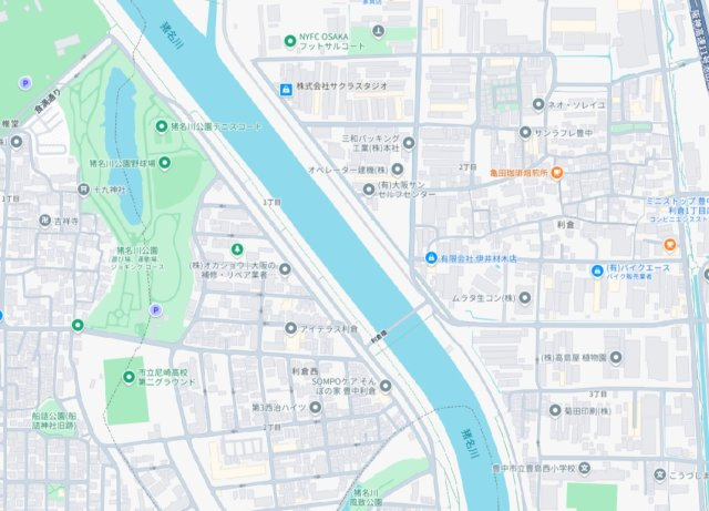 豊中市利倉　第1期　新築一戸建ての地図