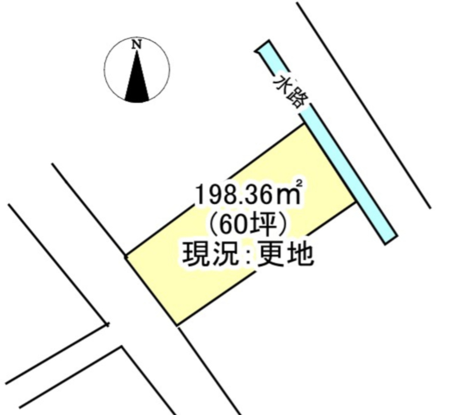 売土地の土地図