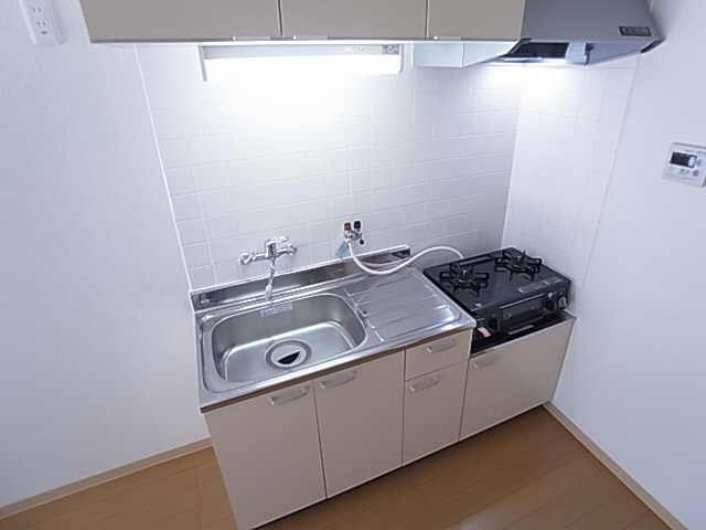 神戸市長田区高取山町２丁目の賃貸マンションのキッチン|２口ガスコンロ付きのキッチン