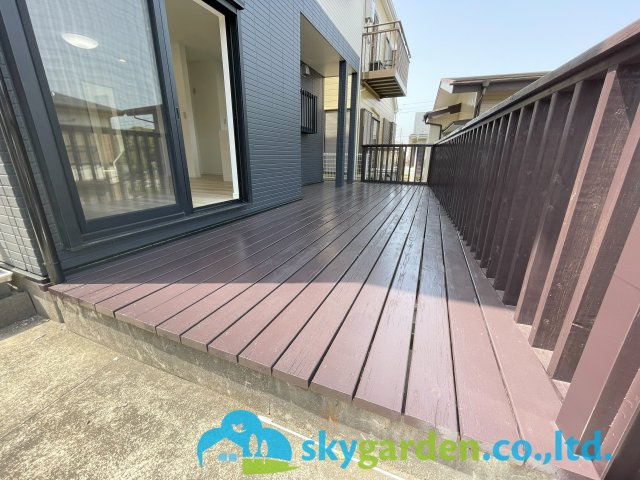 藤沢市鵠沼藤が谷　中古戸建の庭