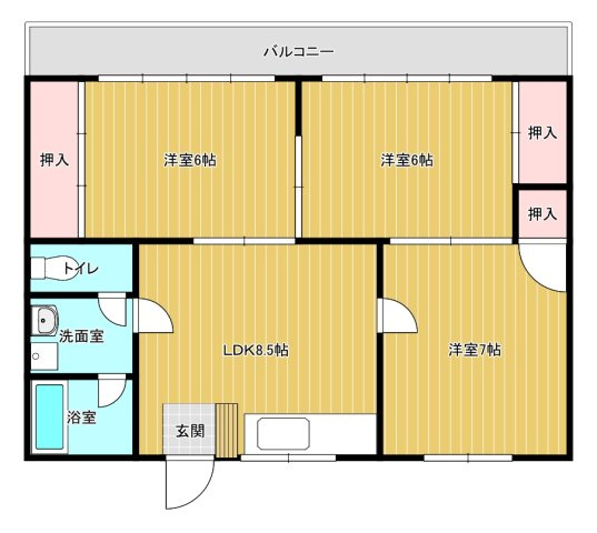 TRハイツの間取り