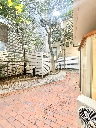 清澄サニーハイツの中庭