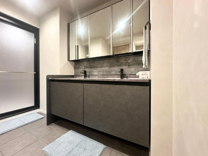 清澄サニーハイツの独立洗面台