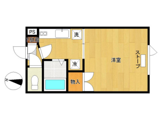 Mハイツ２の間取り