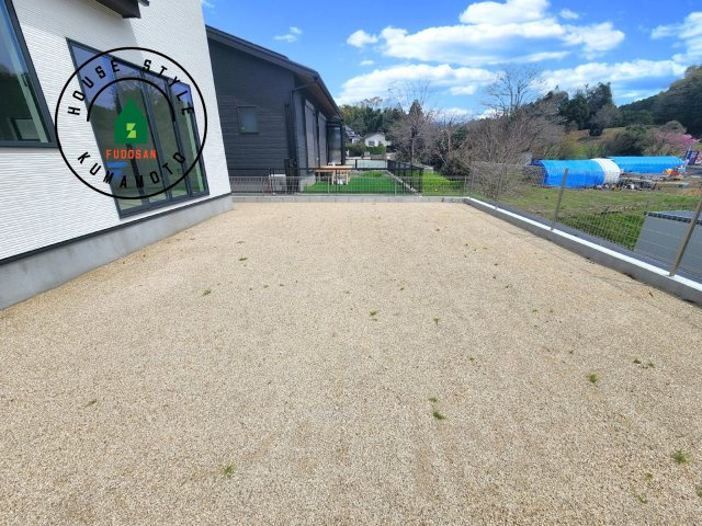 菊池郡大津町第2-1棟（1号棟）　の庭|お庭で自由な時間を過ごせます。