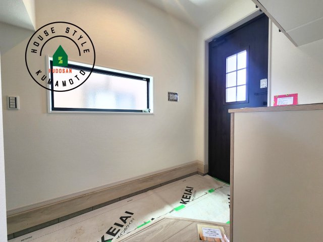 菊池郡大津町第2-1棟（1号棟）　の防犯設備|二重ロックでしっかり防犯対策ができます。