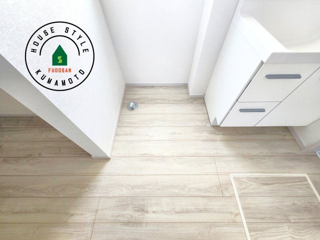 菊池郡大津町第2-1棟（1号棟）　のランドリースペース|ランドリースペースとなります。広々して有効的にご使用できます。 