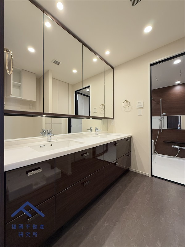 パークホームズ大濠二丁目の独立洗面台