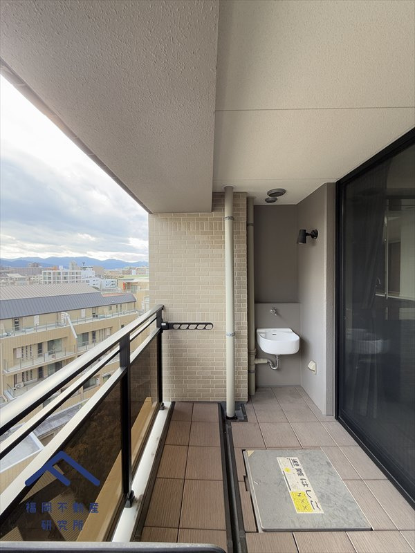 パークホームズ大濠二丁目のバルコニー