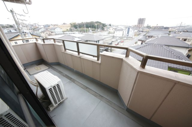 サンシャイン大堀のバルコニー