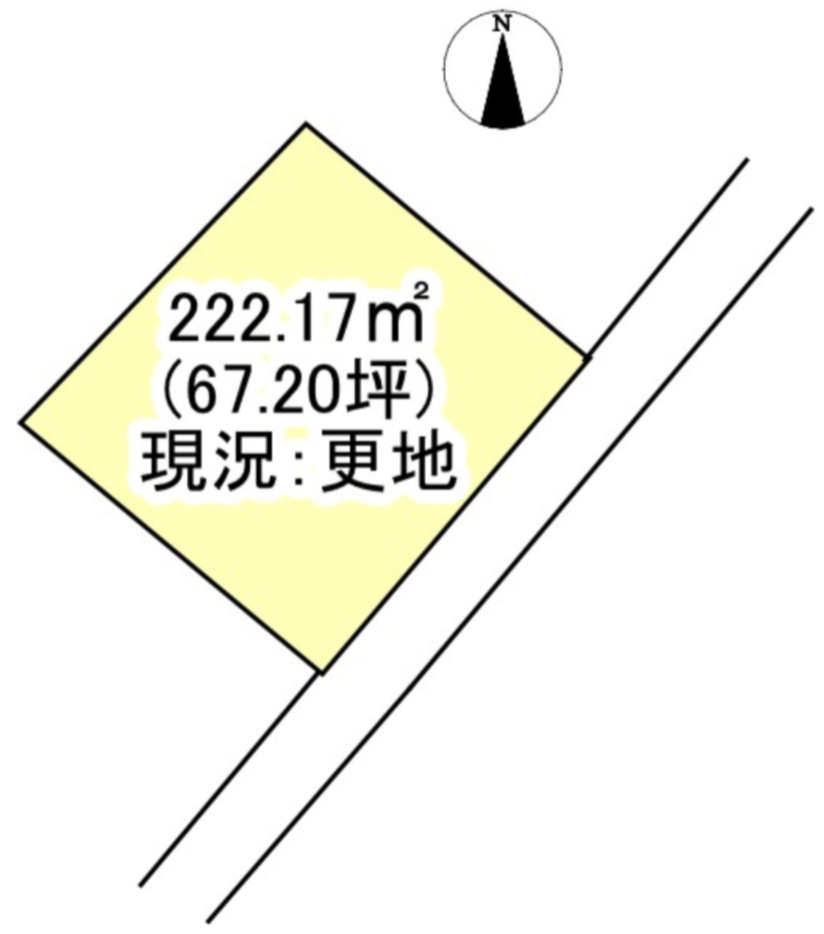 売土地の土地図